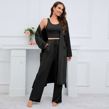 Camisole Coat Wide Leg Pants Suit